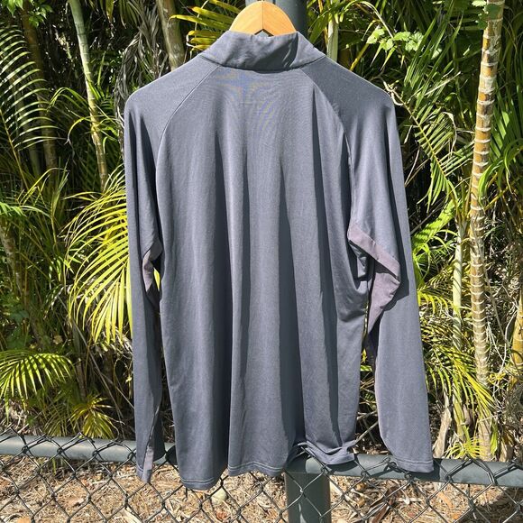 Piper Smartpak Women's Long Sleeve 1/4 Zip Shirt XL Gray Mesh Pullover Jacket - Picture 6 of 9
